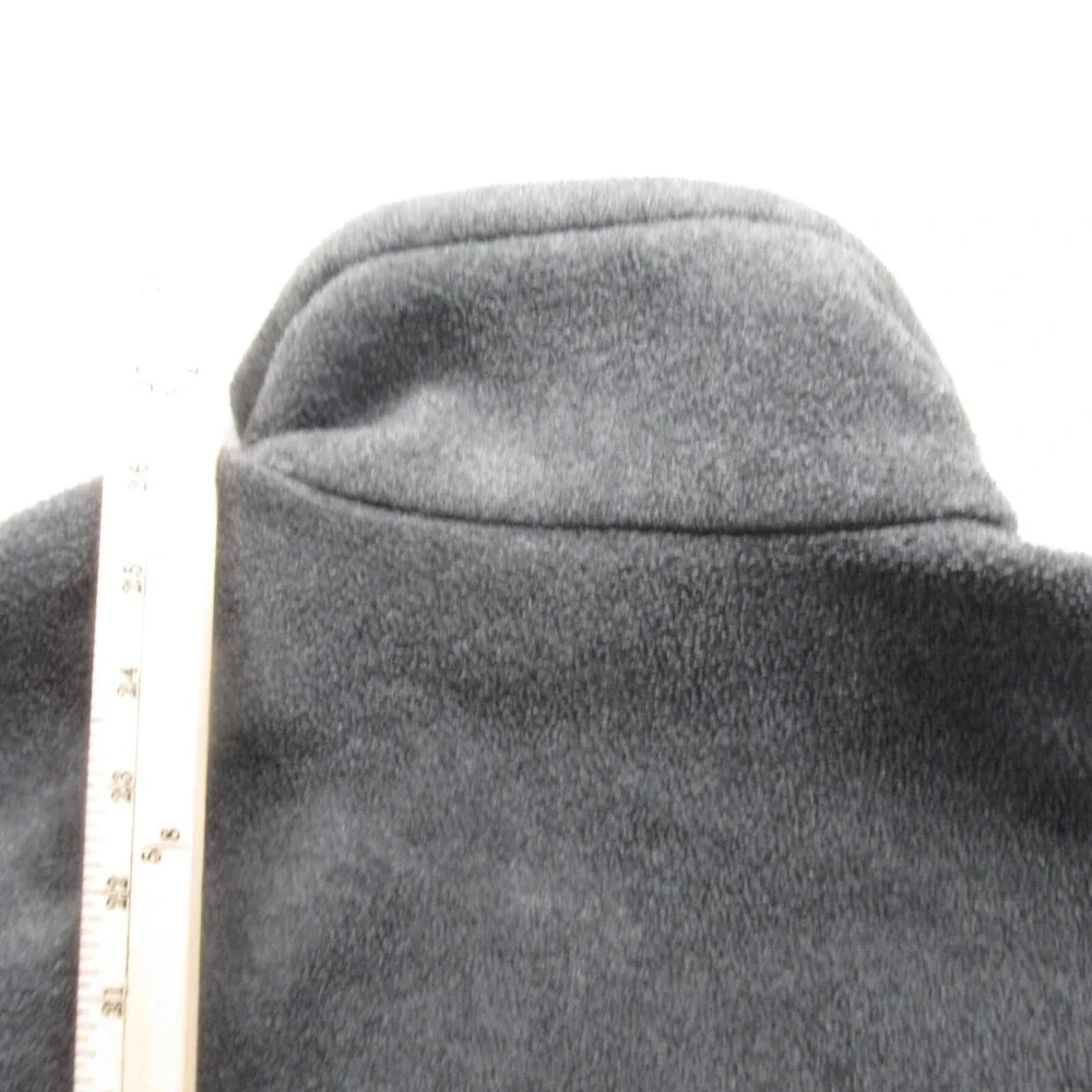Columbia Fleece Jacket Men Medium Gray Pockets Adjustable Hem Full Zip Outdoor